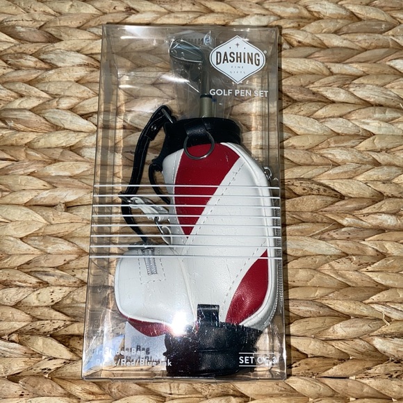 Dashing Golf Bag & Pen Set Fathers Day Gift - Picture 2 of 4